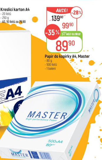 Kancelářský papír A4 Master