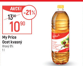 Ocet kvasný My Price