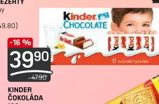 Čokoládky Kinder