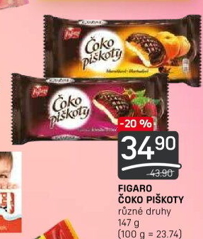 Čokopiškoty Figaro
