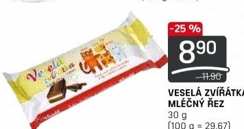 Dezert řez Veselá zvířátka