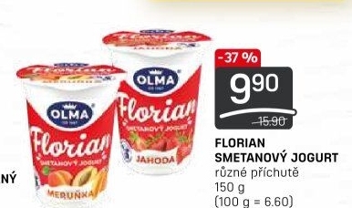 Jogurt smetanový Florian Olma