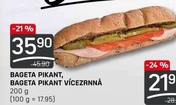 Obložená bageta