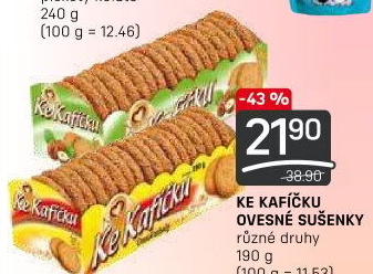Ovesné sušenky Ke kafíčku