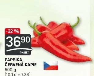Paprika červená kapie