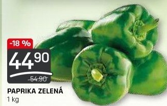 Paprika zelená