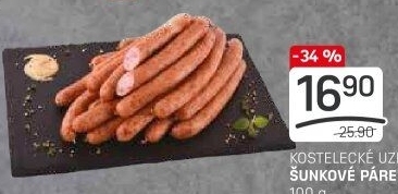 Párečky šunkové Kostelecké uzeniny