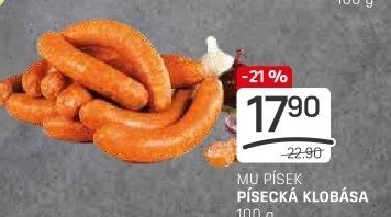 Písecká klobása Maso uzeniny Písek