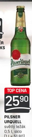 Pivo Pilsner Urquell