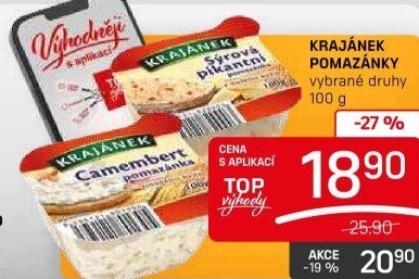 Pomazánky Krajánek