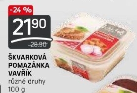 Škvarková pomazánka Lahůdky Vavřík
