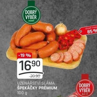 Špekáčky premium Dobrý Výběr