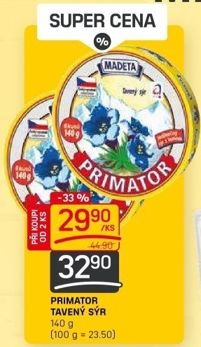 Sýr tavený Primátor Madeta