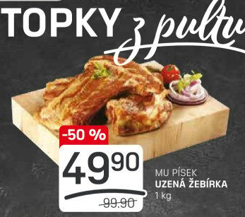 Vepřová uzená žebra Maso uzeniny Písek