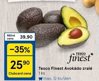 Avokádo Tesco Finest