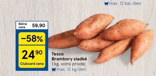 Batáty Tesco