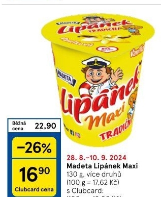 Dezert Lipánek Madeta