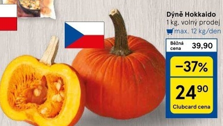 Dýně Hokkaidó