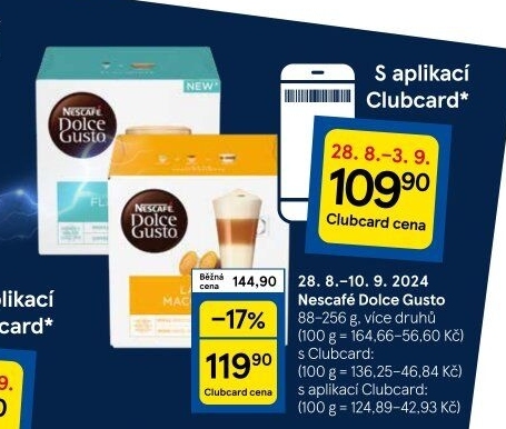 Kapsle Dolce Gusto Nescafé