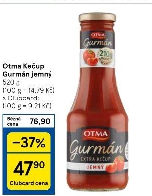 Kečup Gurmán Otma