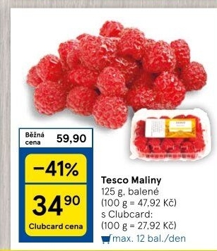 Maliny Tesco