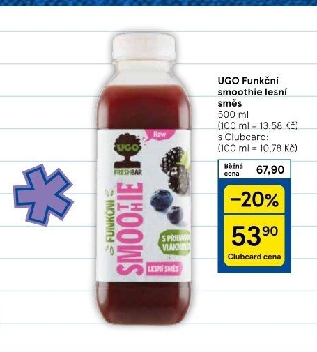 Nápoj smoothie Ugo