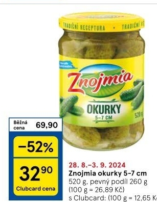 Okurky Znojmia