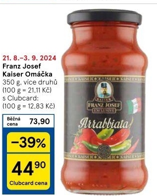 Omáčky na těstoviny Exclusive Franz Josef Kaiser