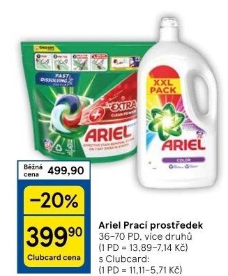Prací prostředky Ariel
