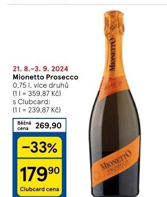 Prosecco Mionetto