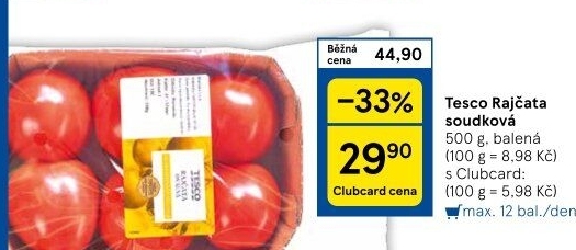Rajčata soudková Tesco