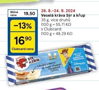Sýr a křup Veselá kráva