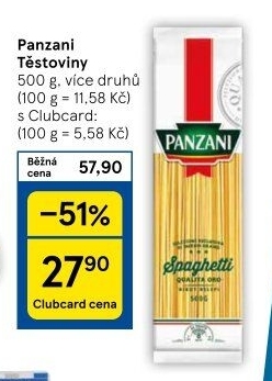 Těstoviny Panzani