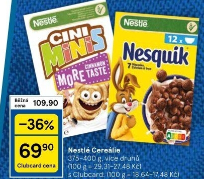 Cereálie Nestlé