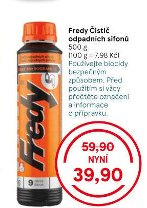 Čistič odpadů Fredy