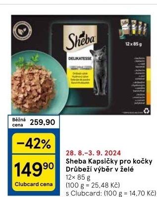 Kapsičky pro kočky Sheba
