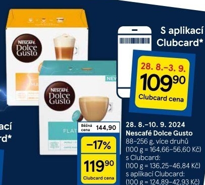 Kapsle Dolce Gusto Nescafé