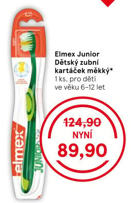 Kartáček na zuby Junior Elmex