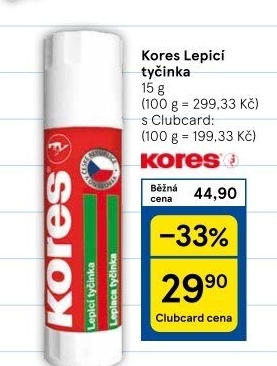 Lepidlo tyčinka Kores