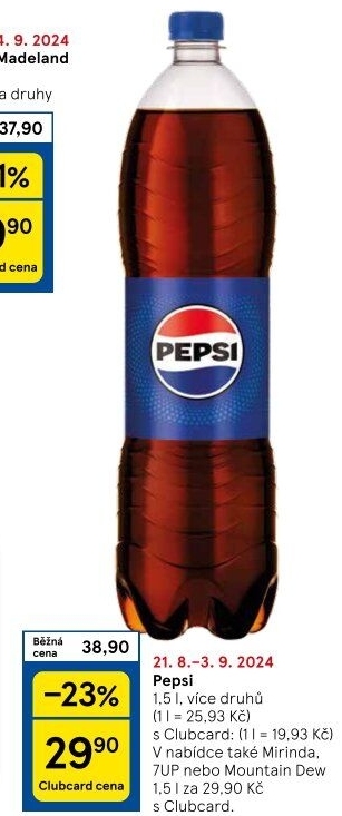 Limonáda Pepsi