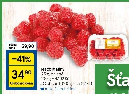 Maliny Tesco