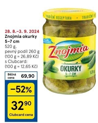 Okurky Znojmia