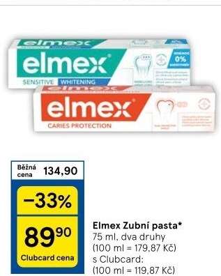 Pasty na zuby Elmex
