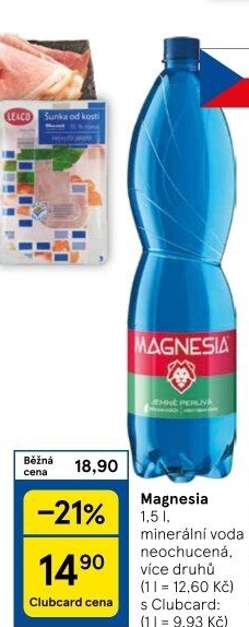 Přírodní voda Magnesia