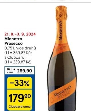Prosecco Mionetto