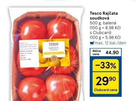 Rajčata soudková Tesco