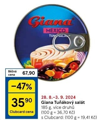 Salát s tuňákem Giana