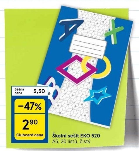 Školní sešit A5