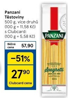 Těstoviny Panzani