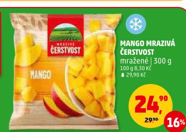 Mango mražené Mrazivá Čerstvost